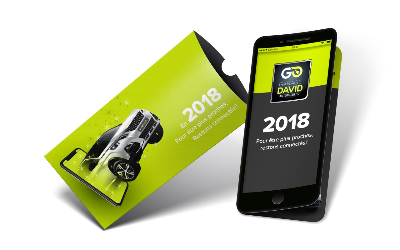 L'équipe garage David vous souhaite une excellente année 2018 avec onlydrive.fr